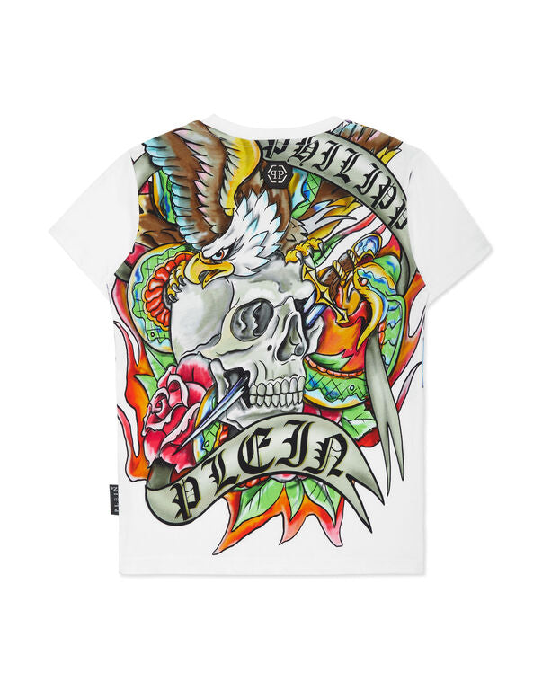 T-SHIRT ROUND NECK TATTOO