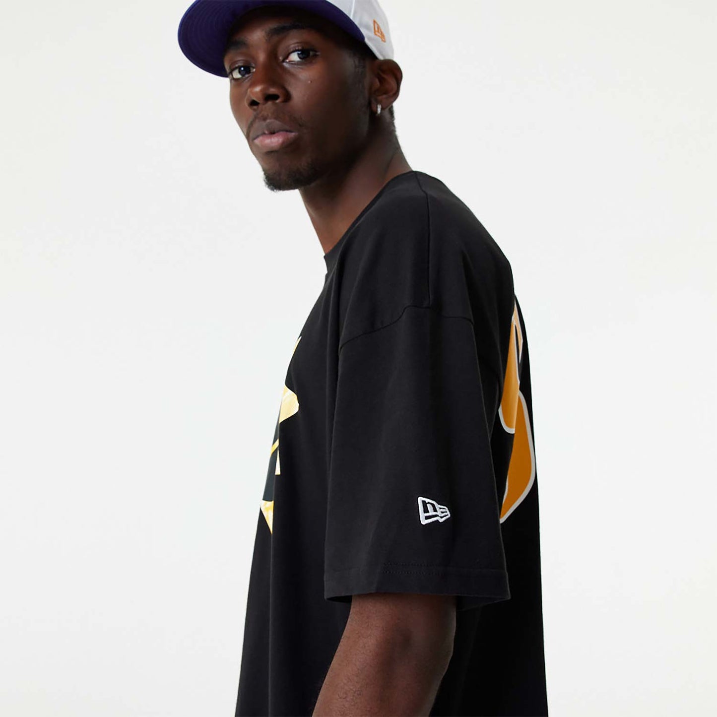 T-shirt oversize Phoenix Suns NBA Infill Logo Nera