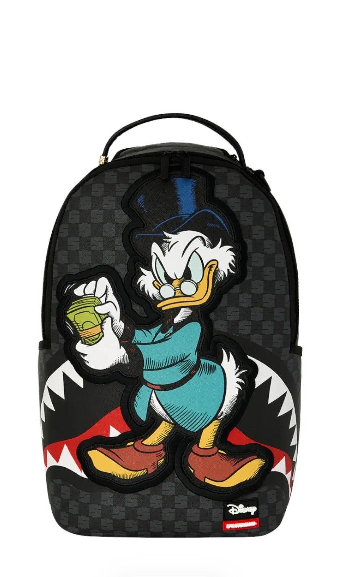 ZAINO SPRAYGROUND DISNEY SCROOGE COUNTING MONEY