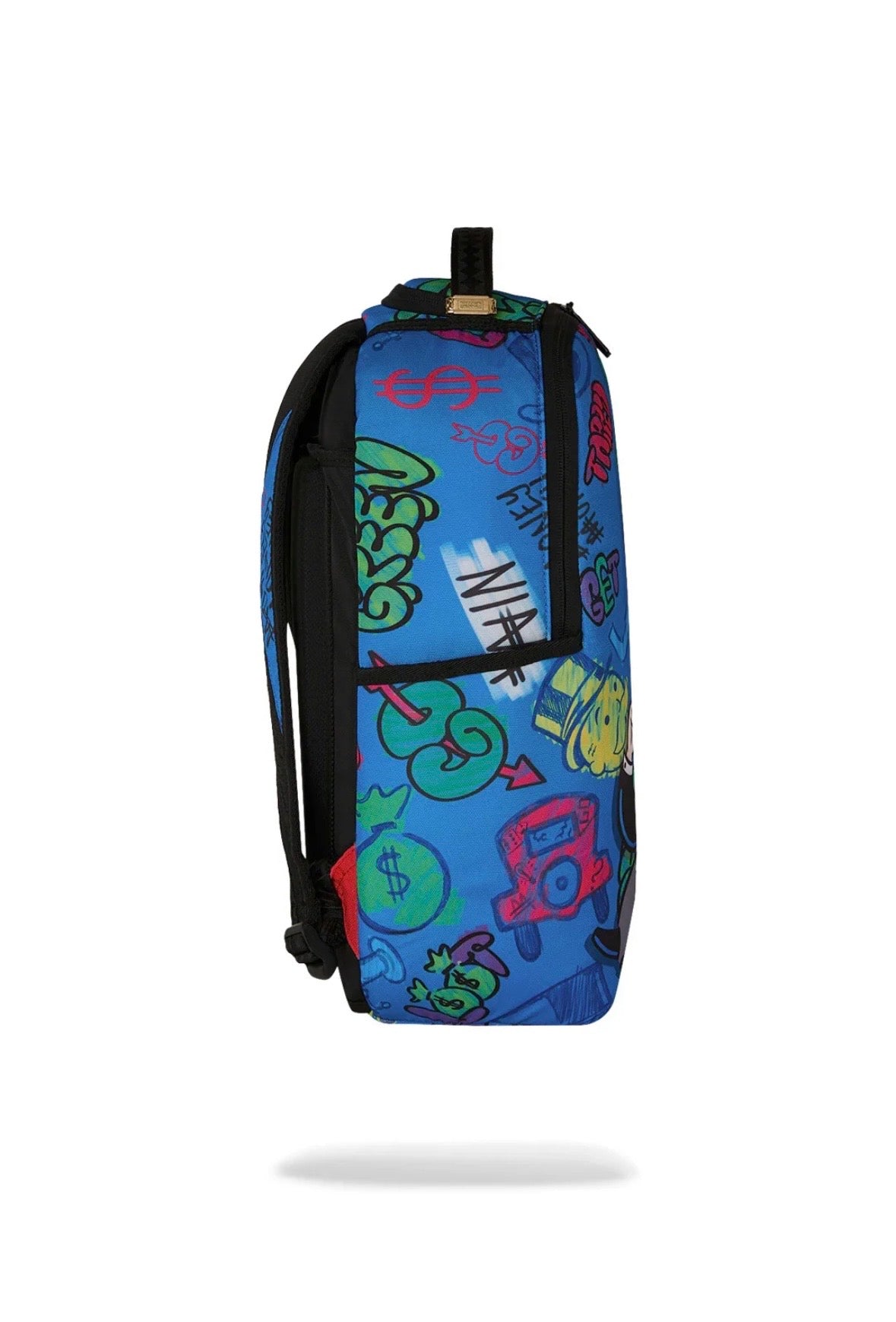MONOPOLY BLUE TEAR THROUGH BACKPACK